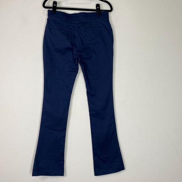 New Old Navy School Uniform Bootcut Pants Navy Blue Girls Size 14 - Picture 2 of 9
